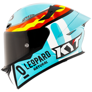 Casque KYT TT-Revo Leopard Racing Réplica Espagne Y6TR0018 