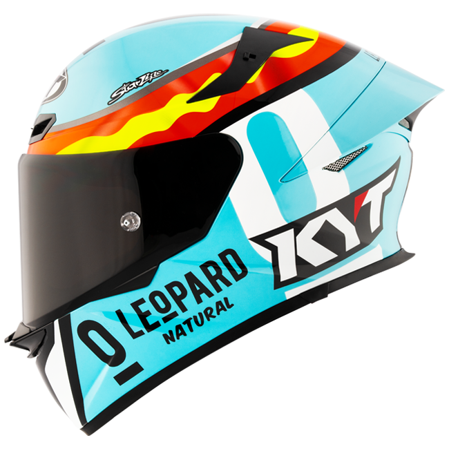 Casque KYT TT-Revo Leopard Racing Réplica Espagne Y6TR0018 