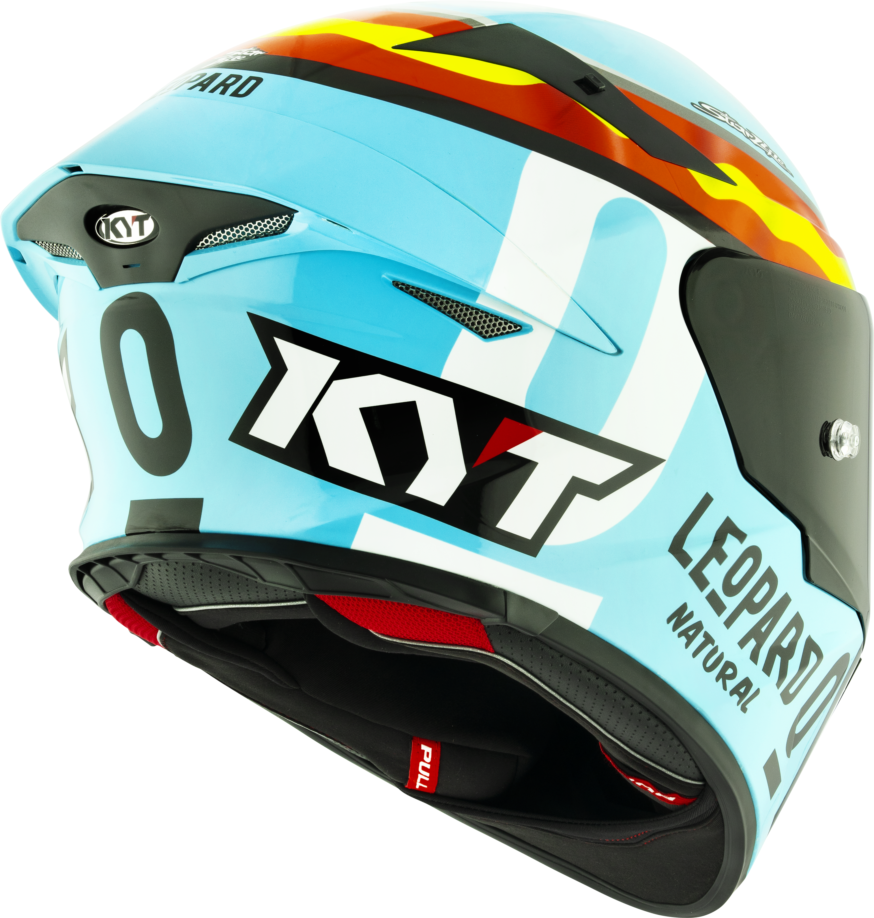 Casque KYT TT-Revo Leopard Racing Réplica Espagne Y6TR0018 