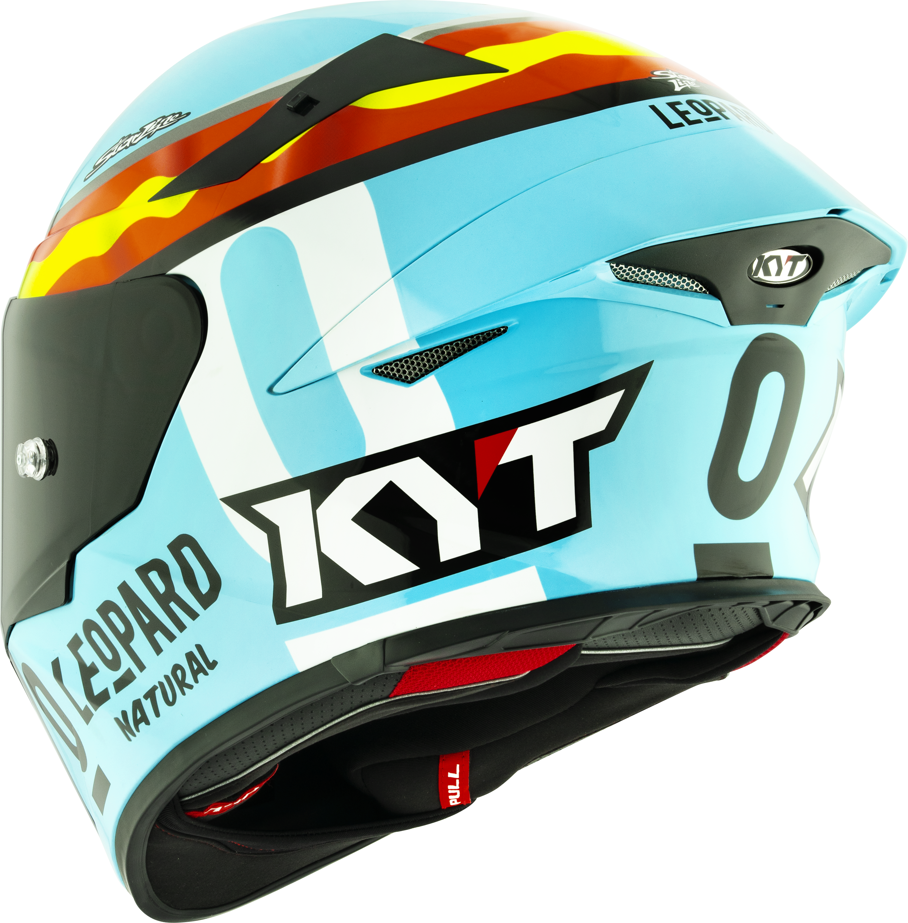Casque KYT TT-Revo Leopard Racing Réplica Espagne Y6TR0018 