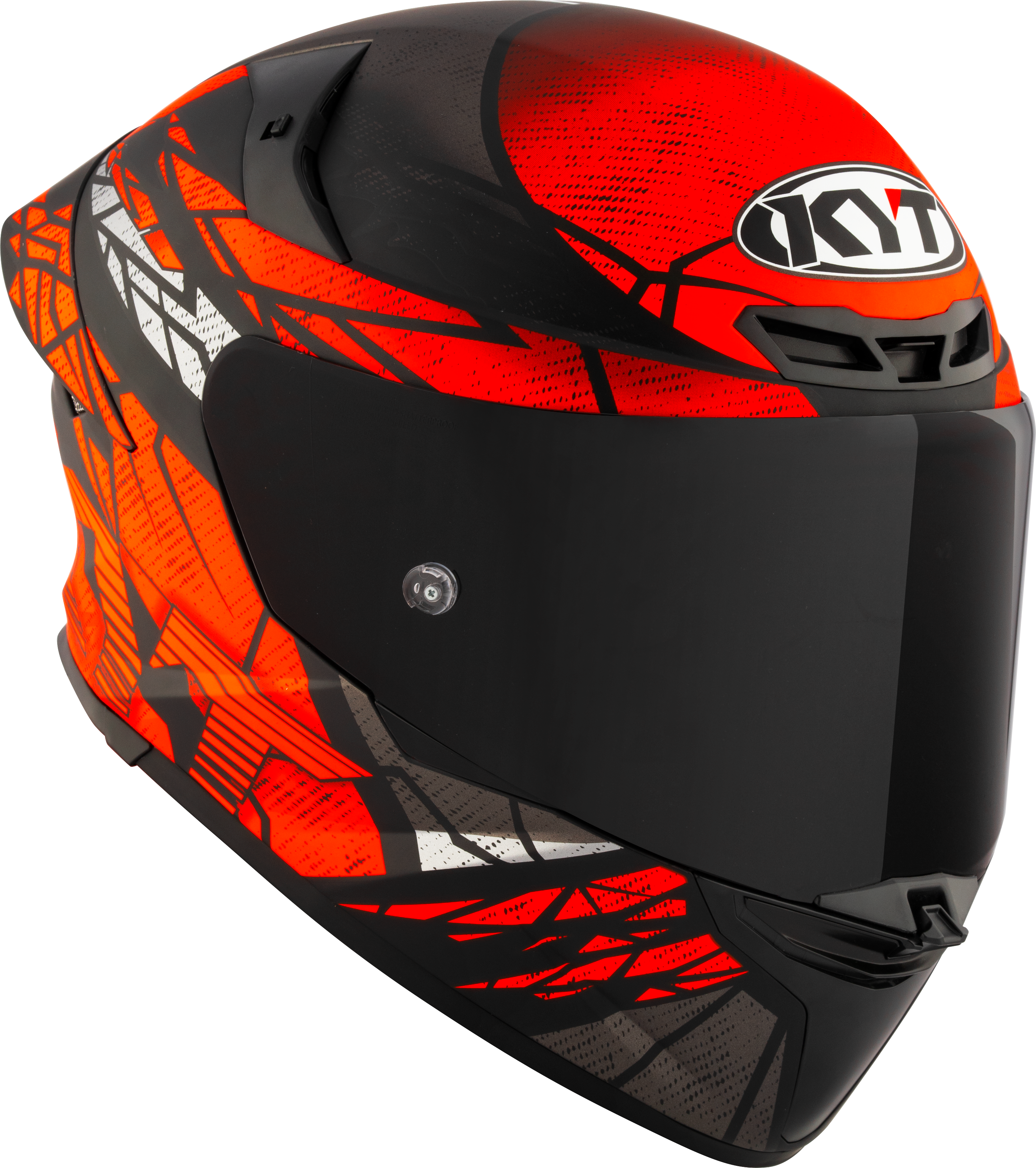 Casque KYT TT-Revo Combustion Red mat Y6TR0038 