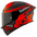 Casque KYT TT-Revo Combustion Red mat Y6TR0038 