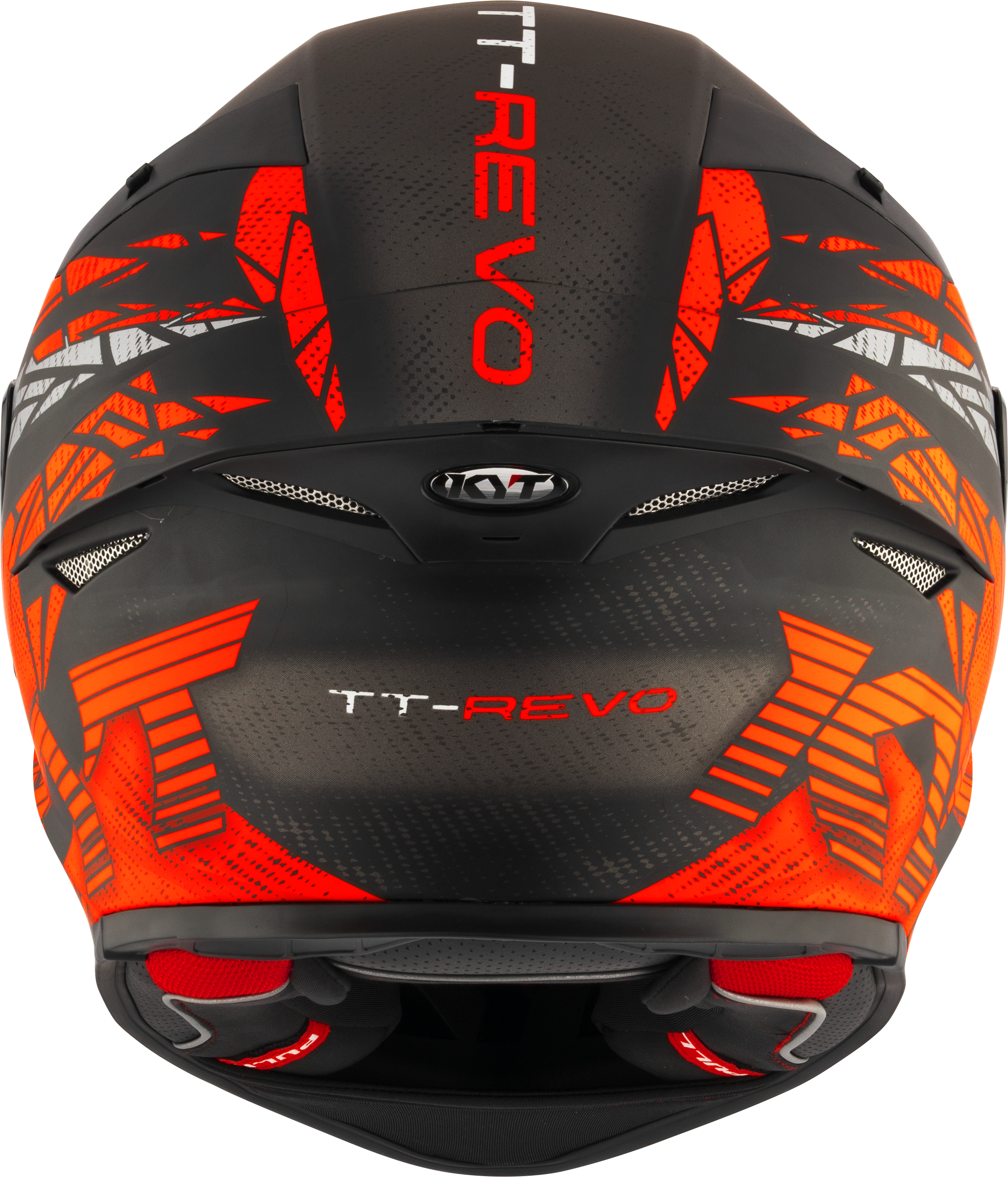 Casque KYT TT-Revo Combustion Red mat Y6TR0038 