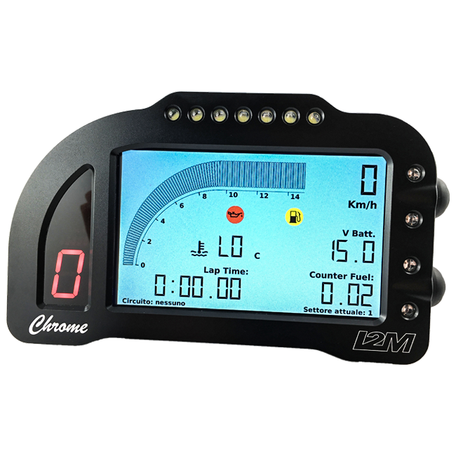 Tableau de bord I2M Chrome Lite Ducati Panigale V4/S (18-24) 