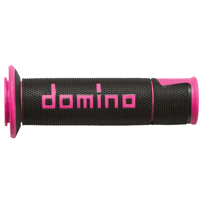 Poignée en caoutchouc Domino Racing A450 de différentes couleurs – Couleur principale Noir 