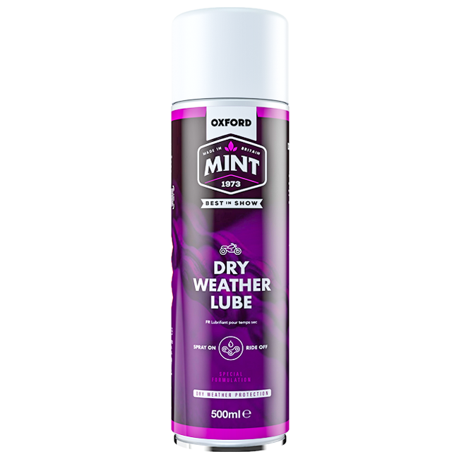 Oxford Mint Spray de chaîne "Lubrifiant temps sec" - 500ml 