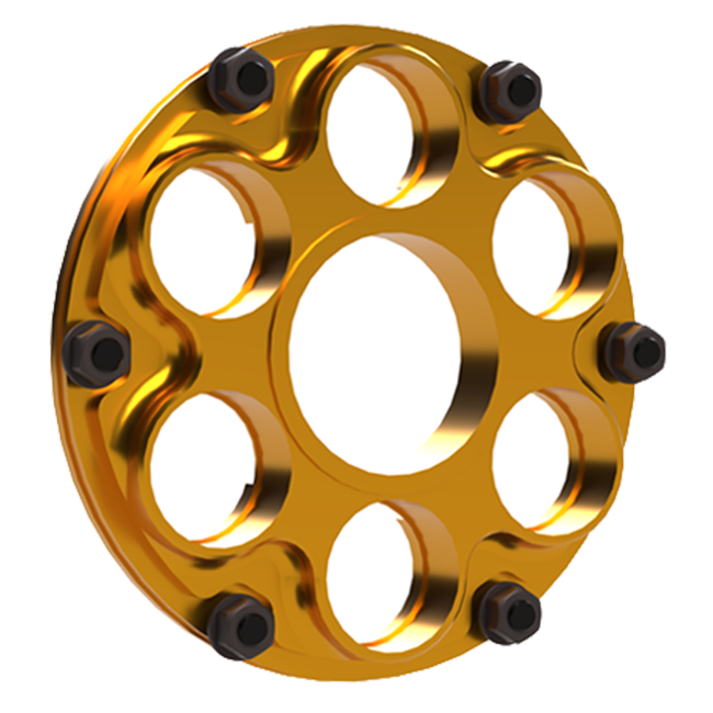 Bride de fixation de résonateur en aluminium Ruckdämpfer K-Bike Ducati Panigale V4/S/R (18-24) FC12 
