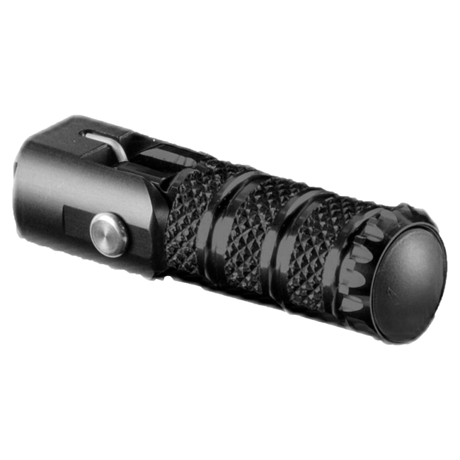 LighTech pièce de rechange repose-pieds pliable 76,5 mm – Argent/Noir | RFTR249-252 