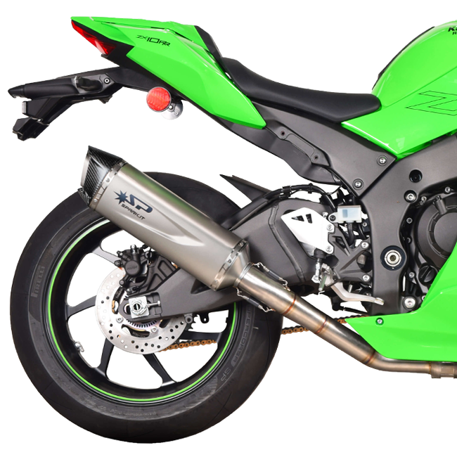 Silencieux Spark Slip-On Force EVO + tuyau de remplacement KAT pour Kawasaki ZX-10 R/RR (21-25) GKA8844T 
