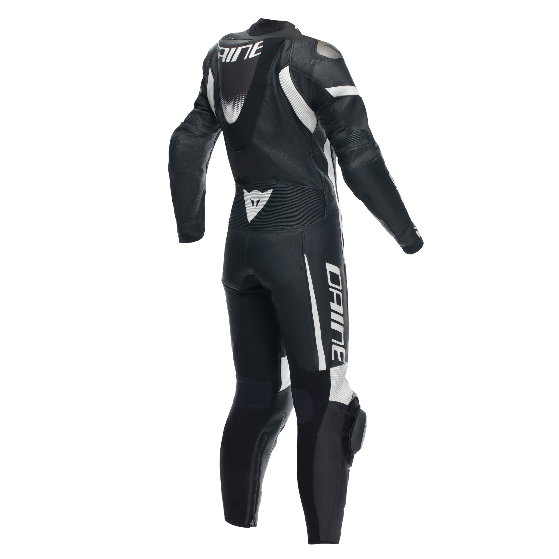 Dainese Grobnik Lady combinaison en cuir une pièce – Combinaison de course perforée | Femmes | Noir/Blanc 