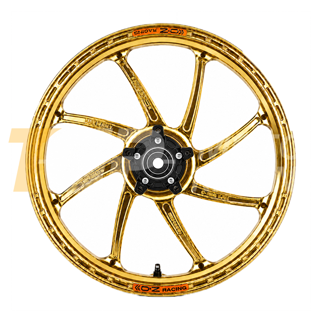Jante arrière en aluminium de réplique <strong>OZ GP Replica GP-8R</strong> pour Kawasaki ZX-10 R (16-20) V6125KA60 