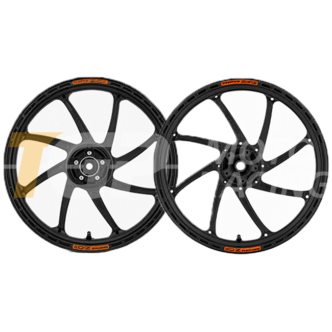 OZ GP Replica GP-8R en aluminium Jantes pour Kawasaki ZX-10 R/RR (16-20) 