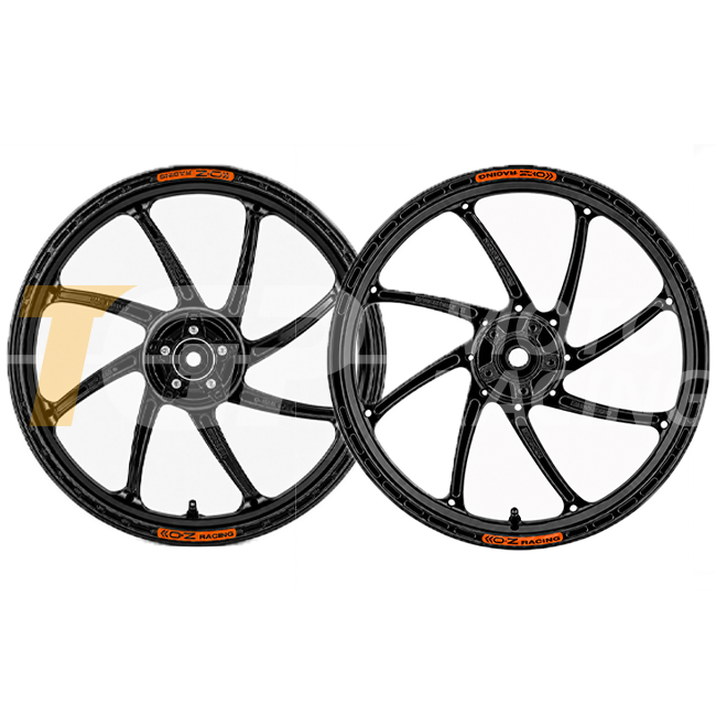 OZ GP Replica GP-8R en aluminium Jantes pour Kawasaki ZX-10 R/RR (16-20) 