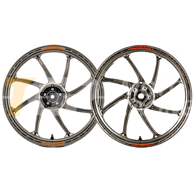 Ensemble OZ GP Replica GP-8R en aluminium Jantes pour Aprilia RSV4/1100 Factory/RF/RR (17-20) 