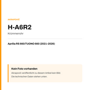 Akrapovic Krümmerrohr Aprilia RS 660 / TUONO 660 (21-26) H-A6R2 — Platzhalter, kein Herstellerfoto verfügbar