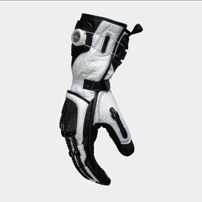 Knox Handroid MK5 gants de course en cuir | Homme | Noir/Blanc | 11769404101 