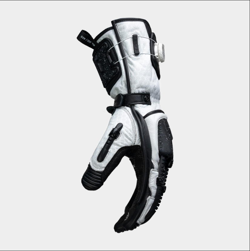 Knox Handroid MK5 gants de course en cuir | Homme | Noir/Blanc | 11769404101 