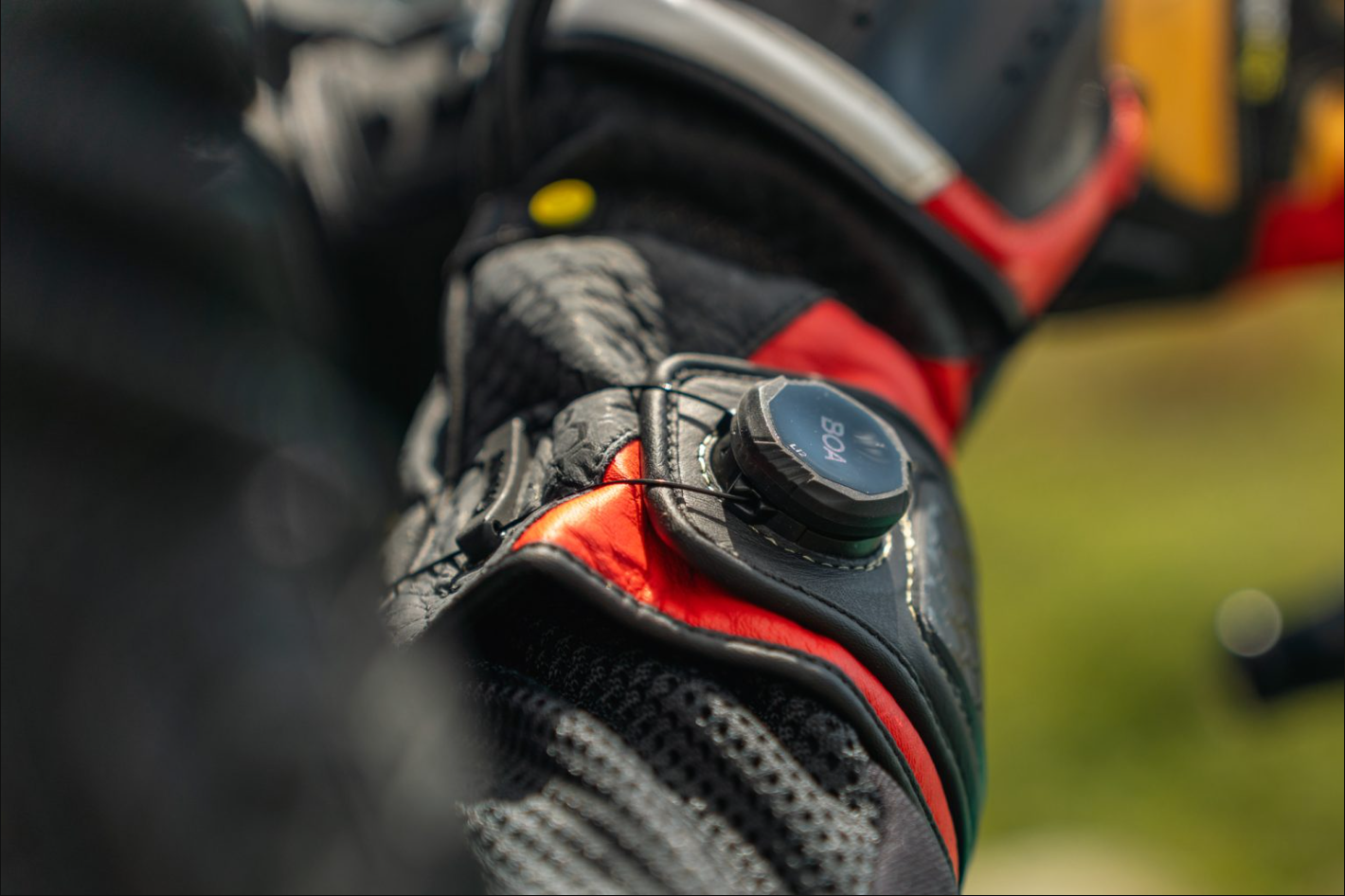 Knox Handroid MK5 Racing Lederhandschuhe | Herren | Rot | 11769404105