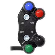 Interrupteur de guidon droit JetPrime Aprilia RSV4/RR/1100 Factory (21-25) JP PLD 660 