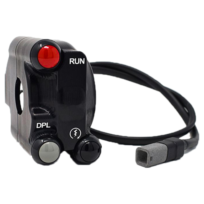 Boîtier de poignée des gaz avec interrupteur au guidon JetPrime Ducati Panigale V4/S (18-24) JP ACC 020 