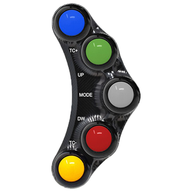 Interrupteur de guidon Race gauche JetPrime Ducati Panigale 1199/R/S (12-17) JP PLSR 005 