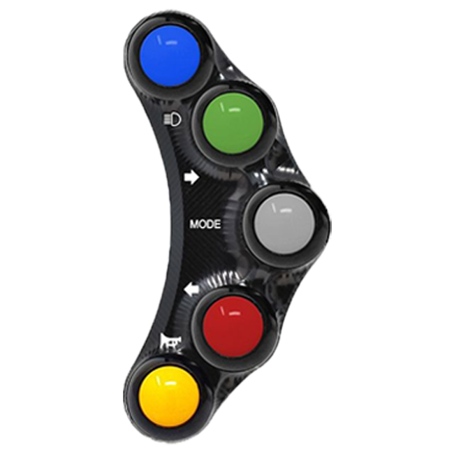 Commutateur de guidon Street gauche JetPrime Kawasaki ZX-10 R/RR (16-20) JP PLS 004 