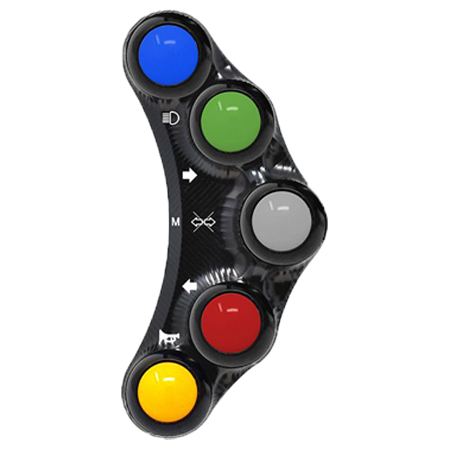 Interrupteur de guidon gauche JetPrime Ducati Panigale V2 955 (20-25) JP PLS 006 