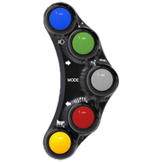 Interrupteur de guidon gauche JetPrime Yamaha YZF-R6 RJ27 (17-25) JP PLS 013 