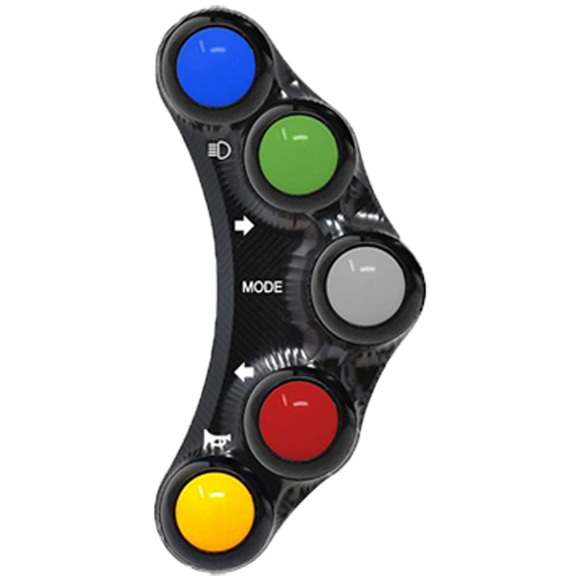 Interrupteur de guidon gauche JetPrime Yamaha YZF-R6 RJ27 (17-25) JP PLS 013 