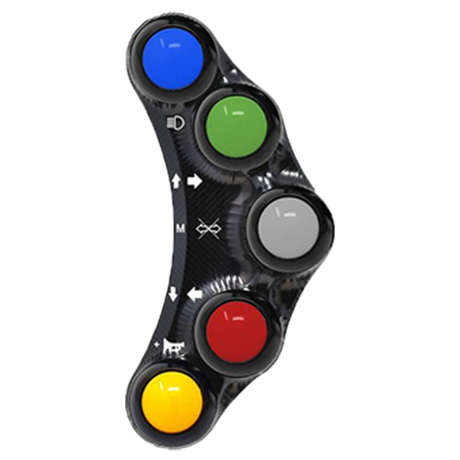 Interrupteur de guidon gauche JetPrime Ducati Panigale V4/S/R (18-24) JP PLS 020 