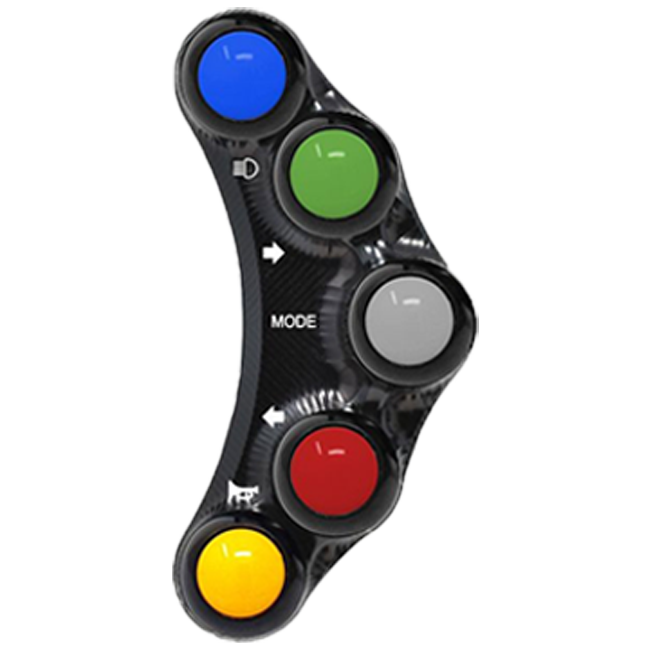 Interrupteur de guidon gauche JetPrime Yamaha YZF-R1/M RN65 (20-25) JP PLS 033 