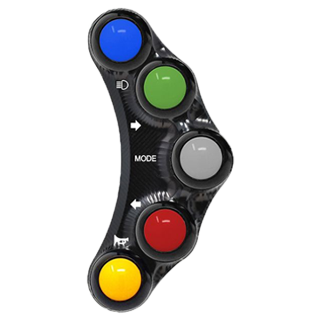 Interrupteur de guidon gauche JetPrime Kawasaki ZX-6R/636/RR (19-22) JP PLS 044 