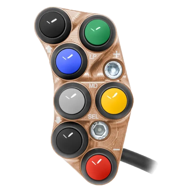 Commutateur de guidon Race gauche JetPrime Ducati Panigale V4/S/R (18-24) JP PSR DU020 