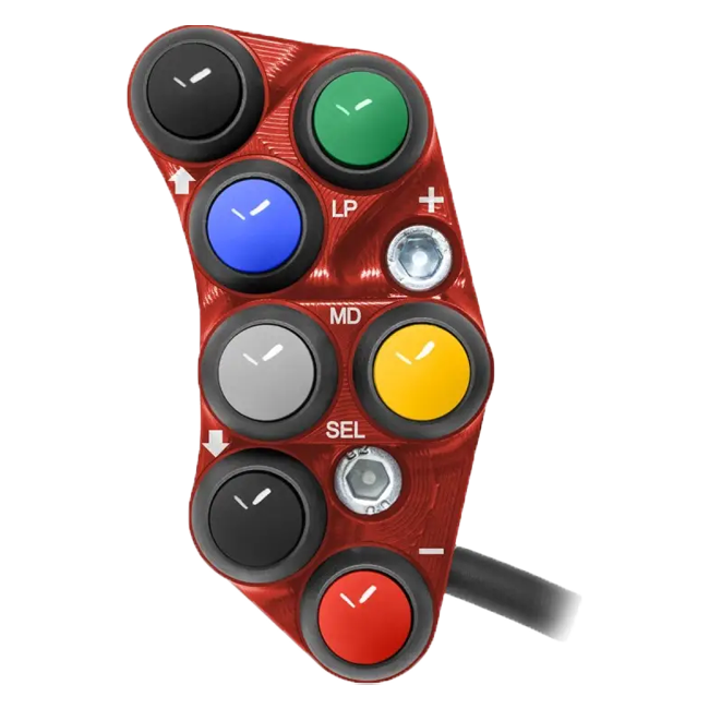 Commutateur de guidon Race gauche JetPrime Ducati Panigale V4/S/R (18-24) JP PSR DU020 