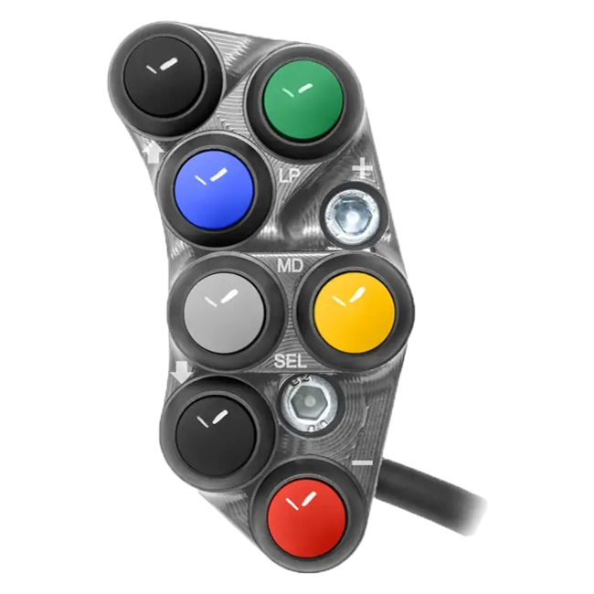 Commutateur de guidon Race gauche JetPrime Ducati Panigale V4/S/R (18-24) JP PSR DU020 