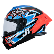 Just1 J-STR Casque Astro Rouge / Bleu / Noir Brillant 6030390112007 