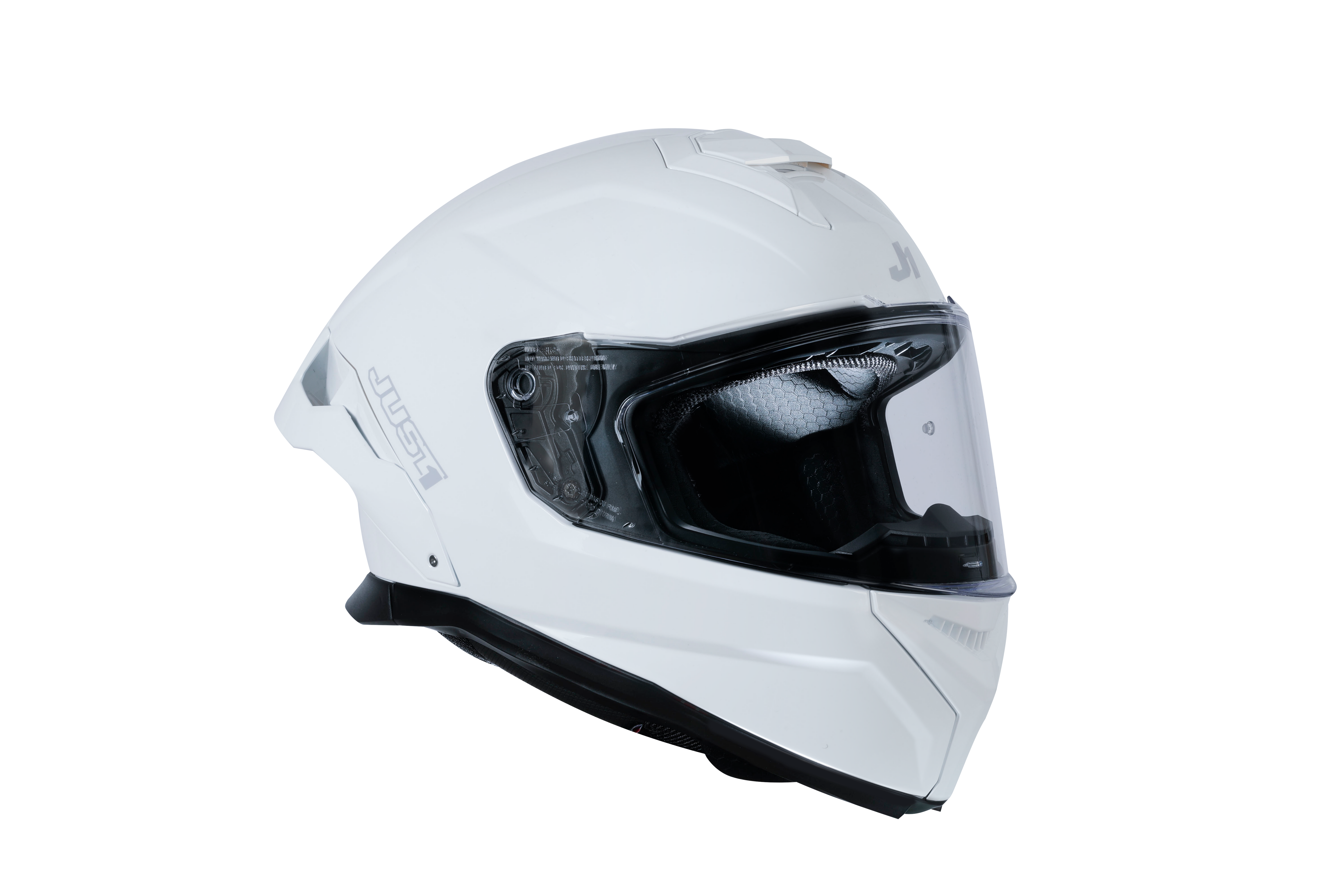 Just1 J-STR Casque Solide Blanc Brillant 6030390181000 