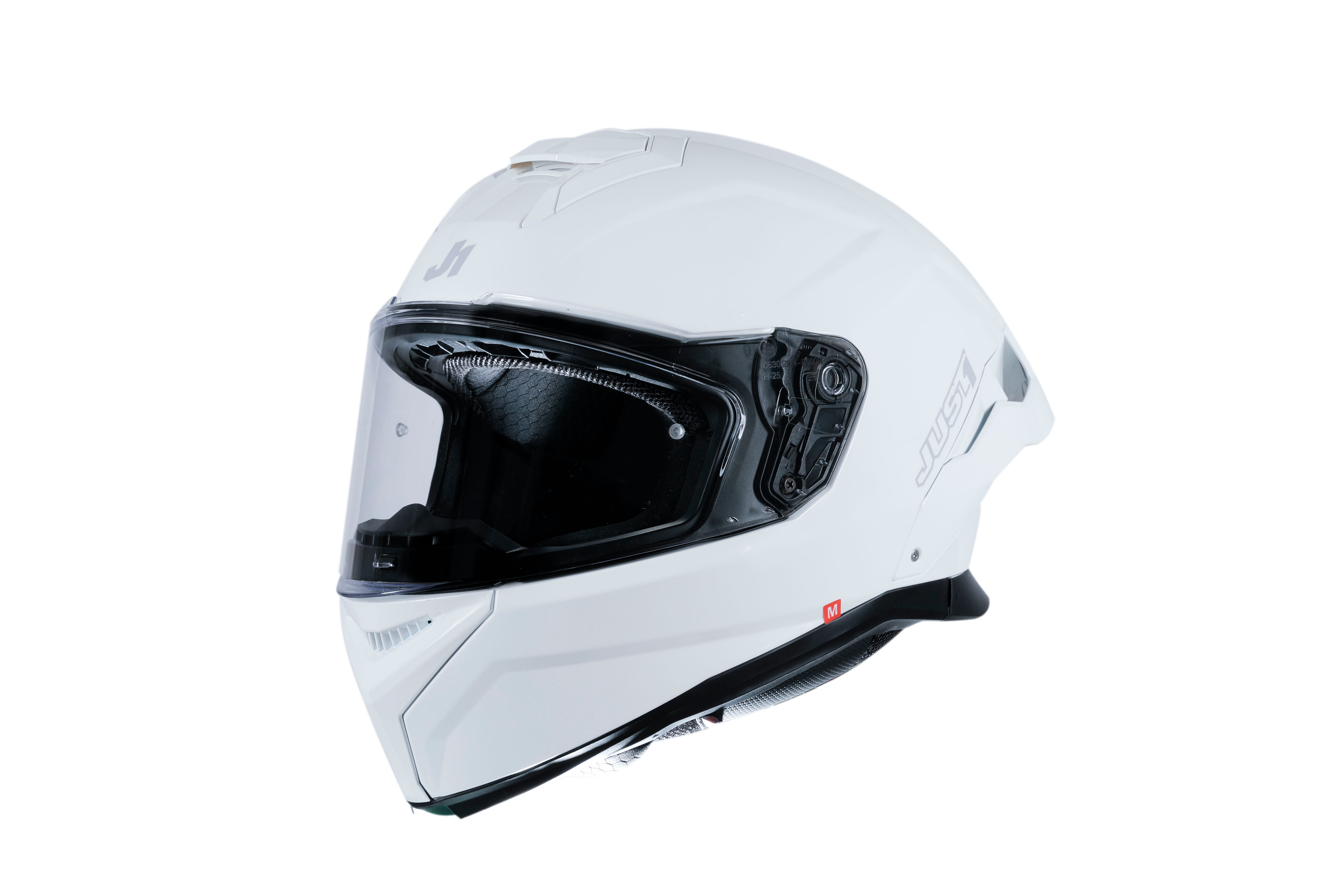 Just1 J-STR Casque Solide Blanc Brillant 6030390181000 