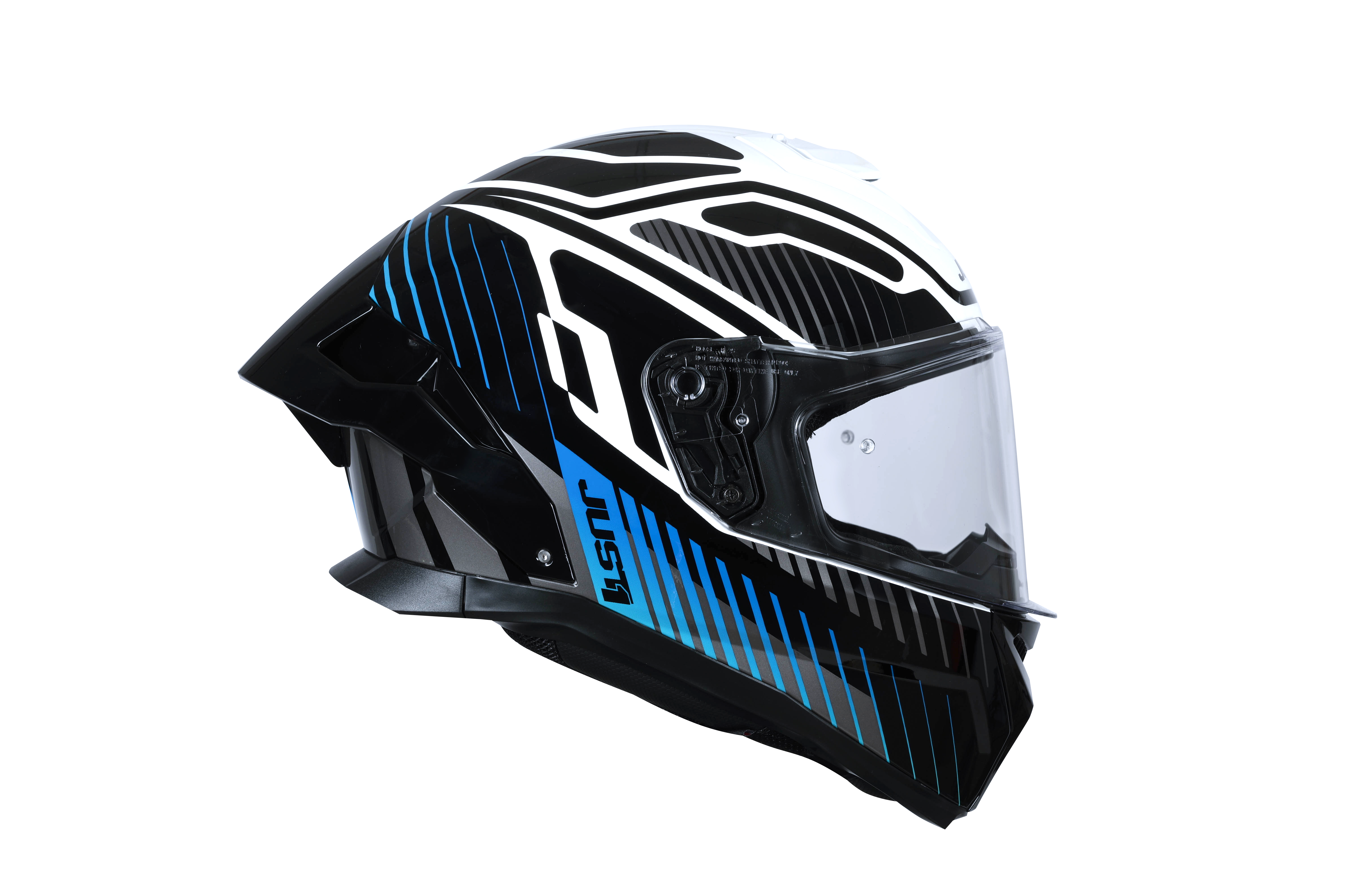 Just1 J-STR Casque Tactical Bleu / Blanc Brillant 6030390112003 