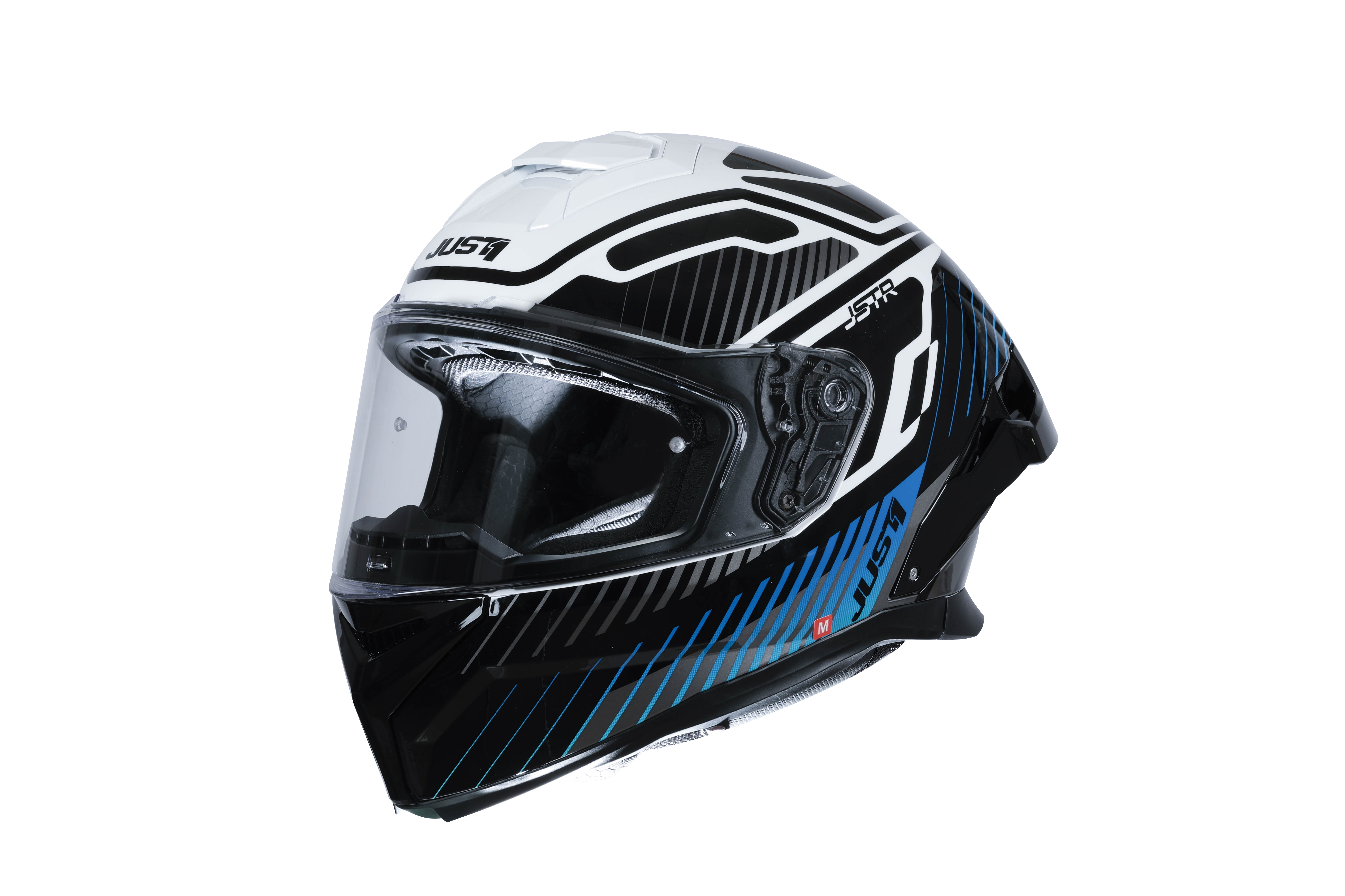 Just1 J-STR Casque Tactical Bleu / Blanc Brillant 6030390112003 