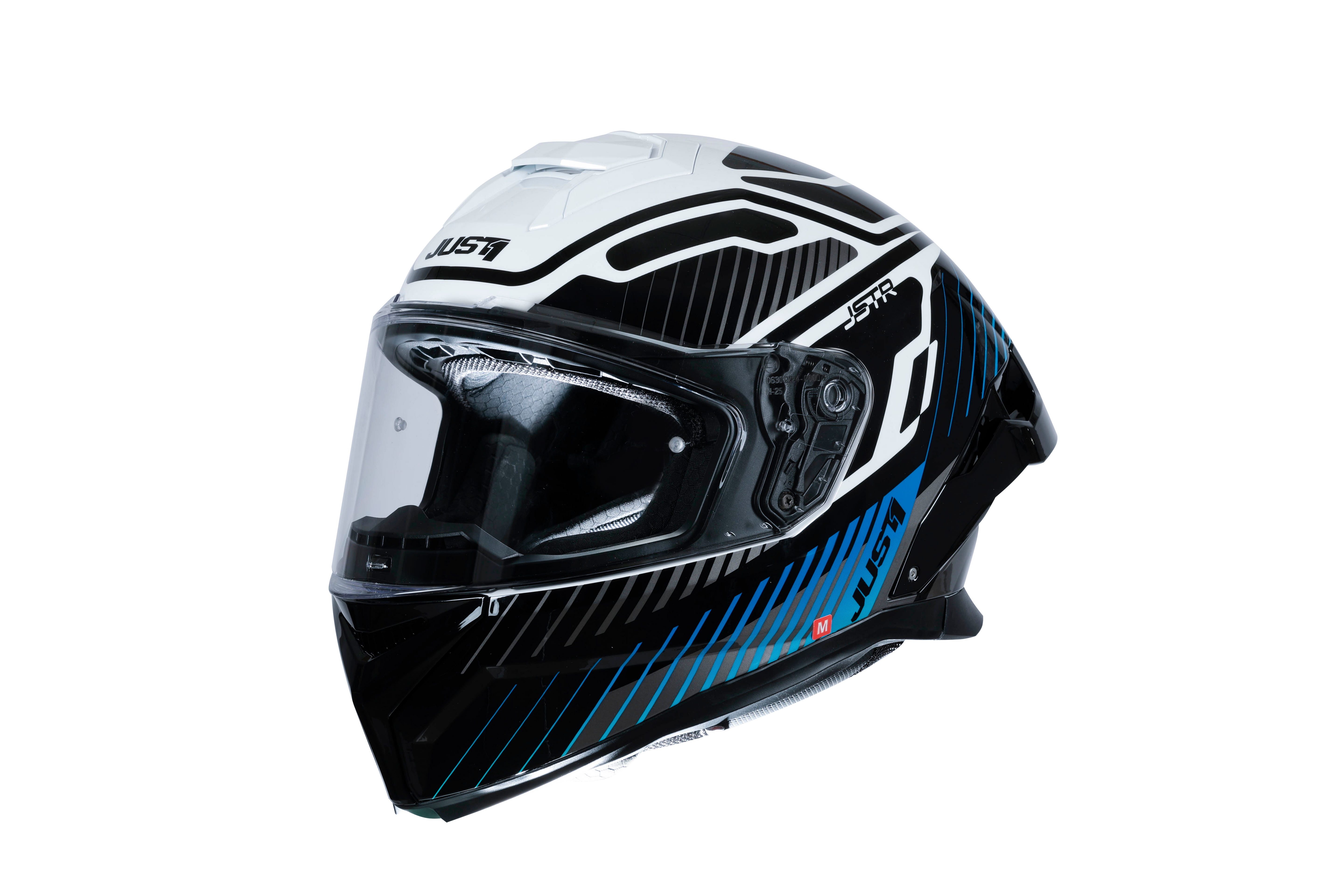 Just1 J-STR Casque Tactical Bleu / Blanc Brillant 6030390112003 