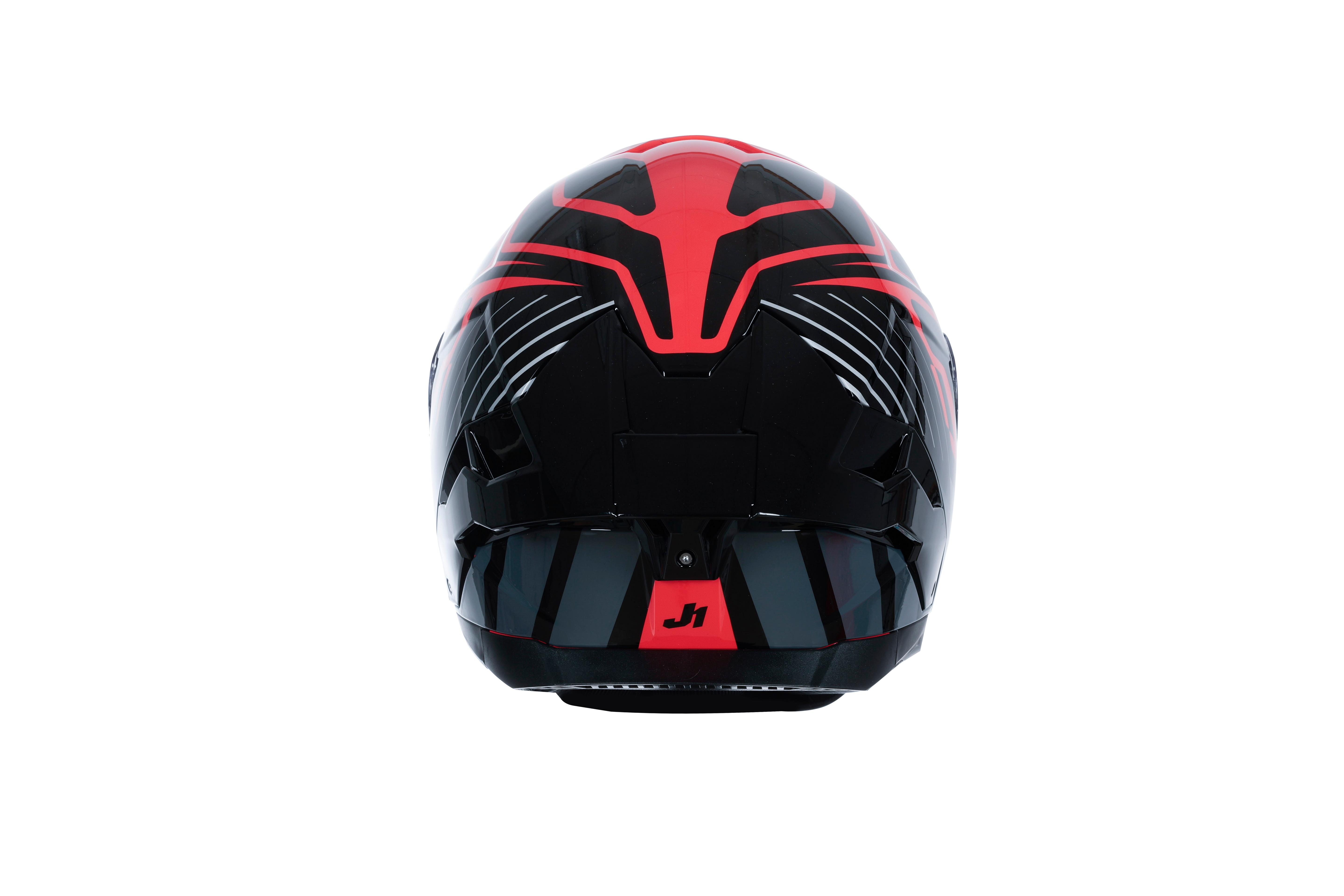 Just1 J-STR Casque Tactical Argent / Rouge Brillant 6030390171003 