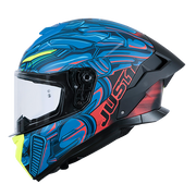 Casque Just1 J-STR Titan Rouge / Bleu / Noir Mat 6030390214004 