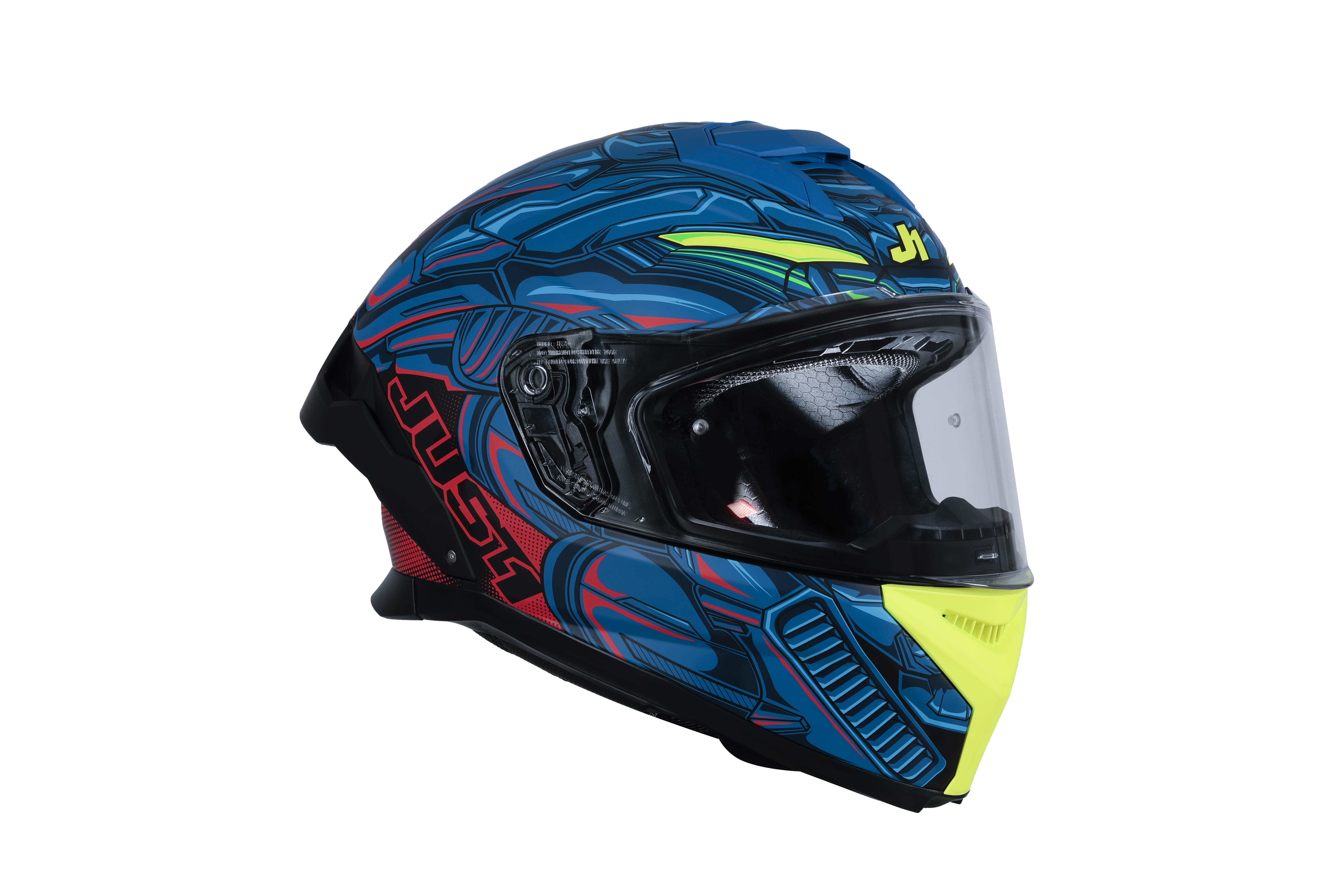 Casque Just1 J-STR Titan Rouge / Bleu / Noir Mat 6030390214004 