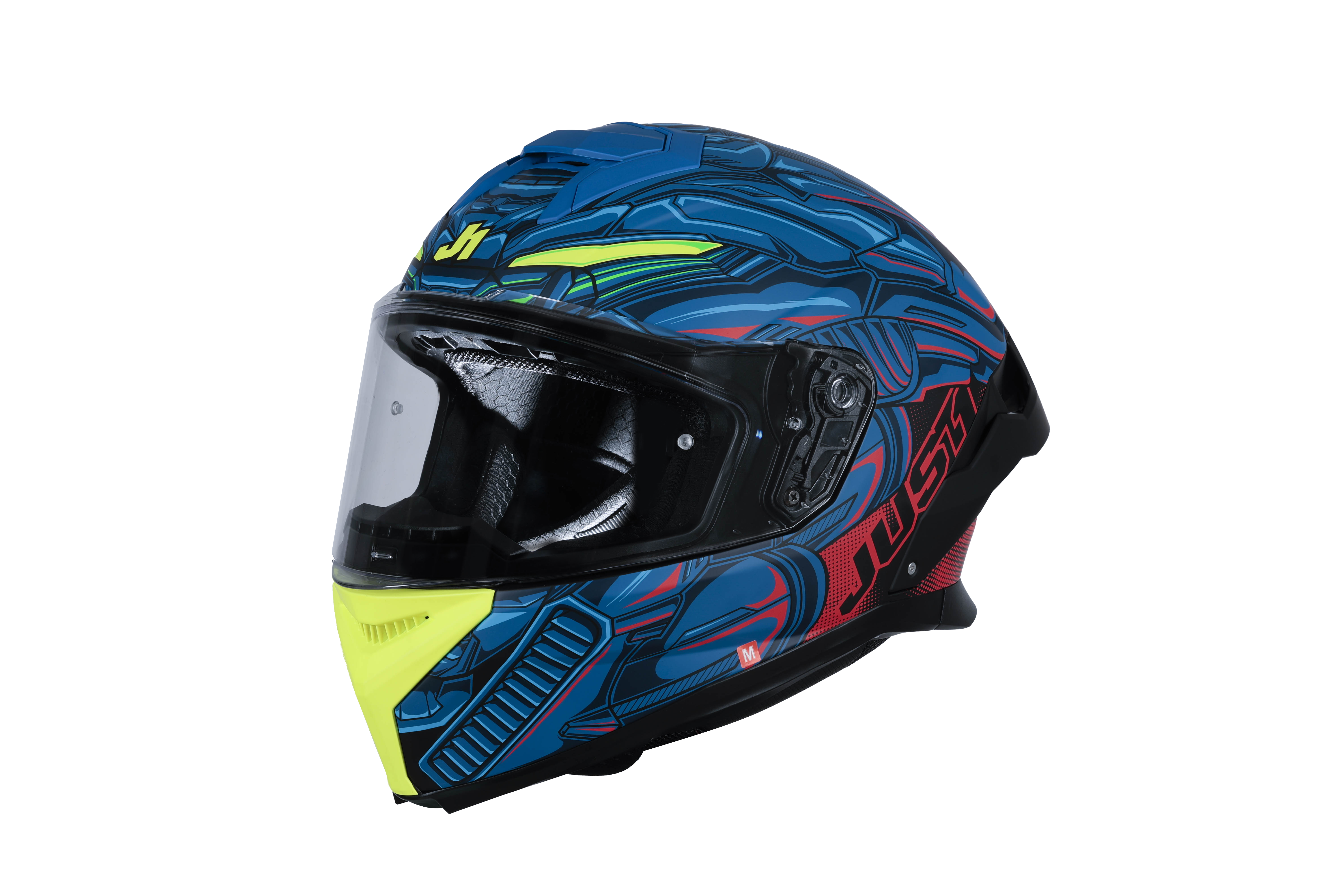 Casque Just1 J-STR Titan Rouge / Bleu / Noir Mat 6030390214004 