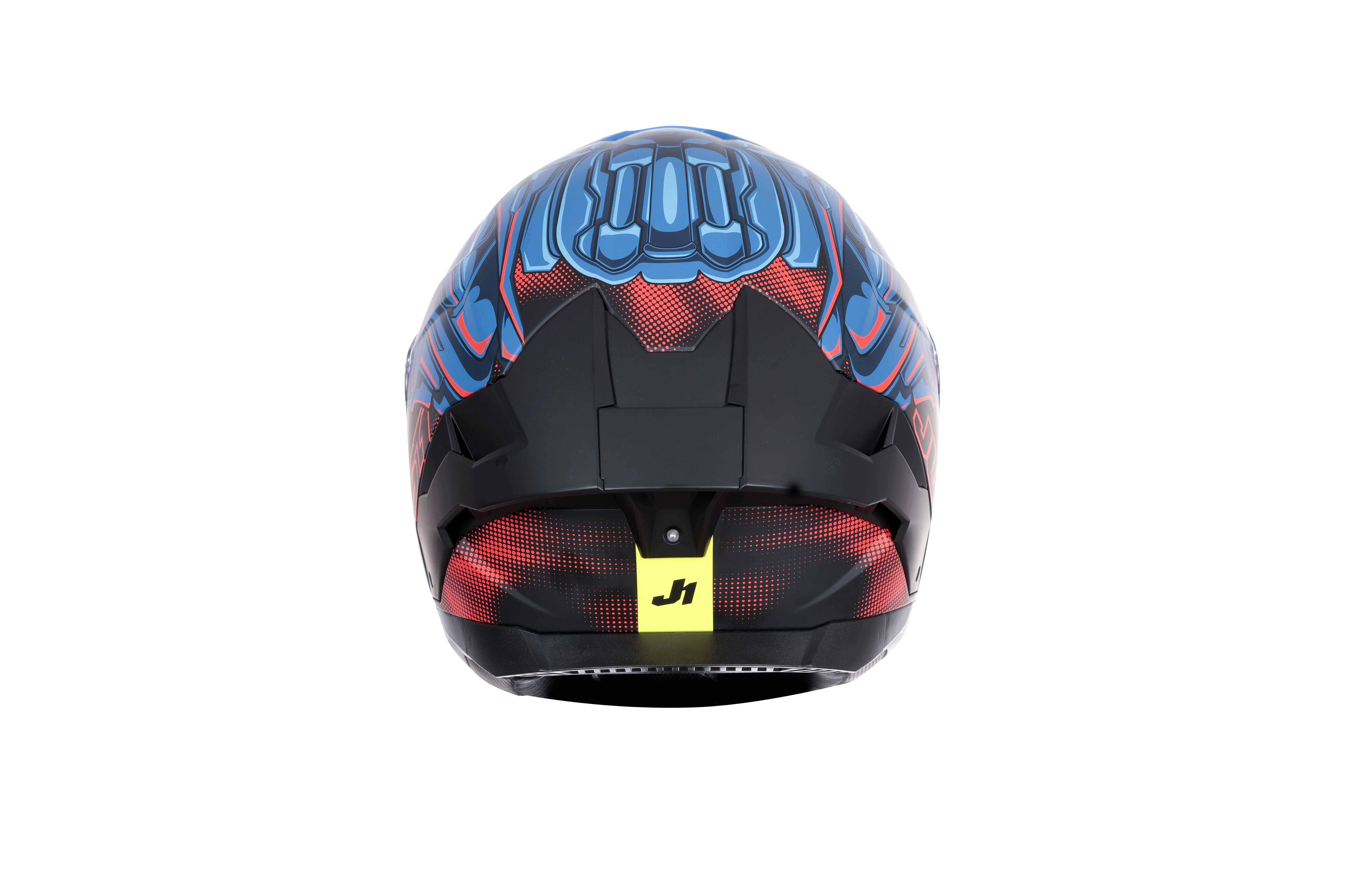 Casque Just1 J-STR Titan Rouge / Bleu / Noir Mat 6030390214004 