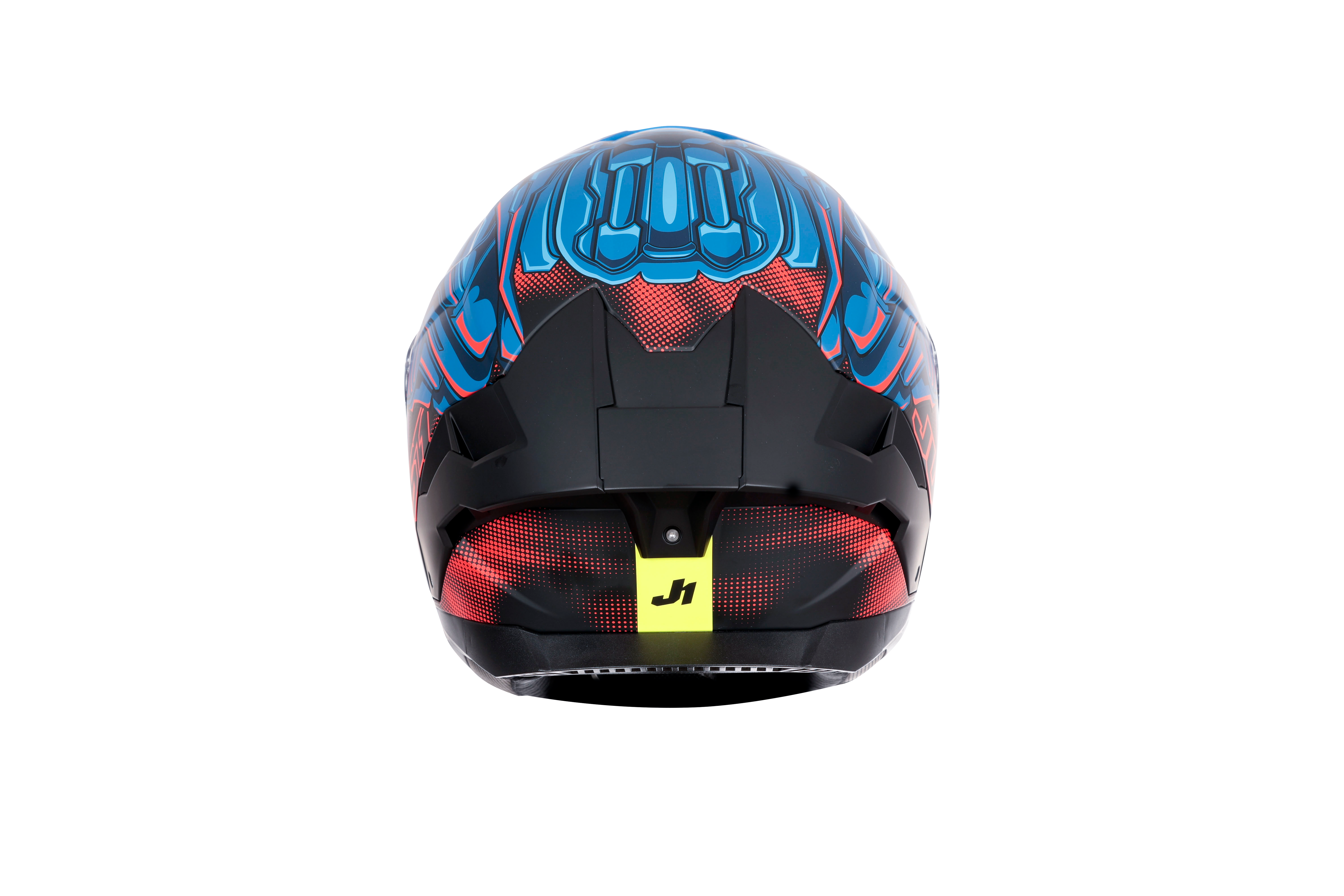 Casque Just1 J-STR Titan Rouge / Bleu / Noir Mat 6030390214004 