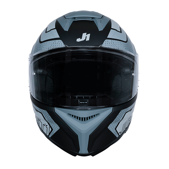 Just1 J-STR Casque Union Gris / Noir Mat 6030390201001 