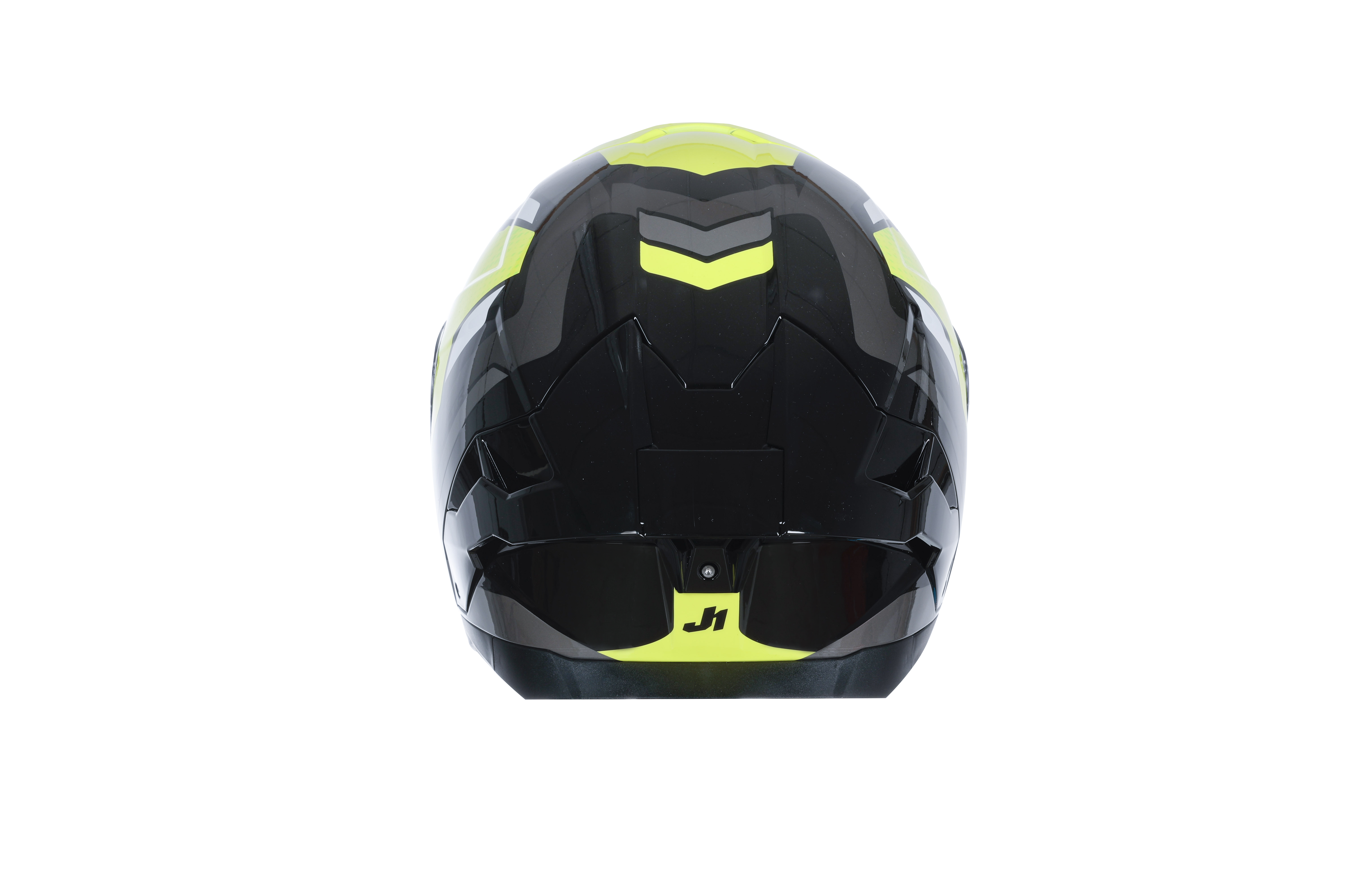Just1 J-STR Casque Union Néon Jaune / Noir Brillant 6030390191001 