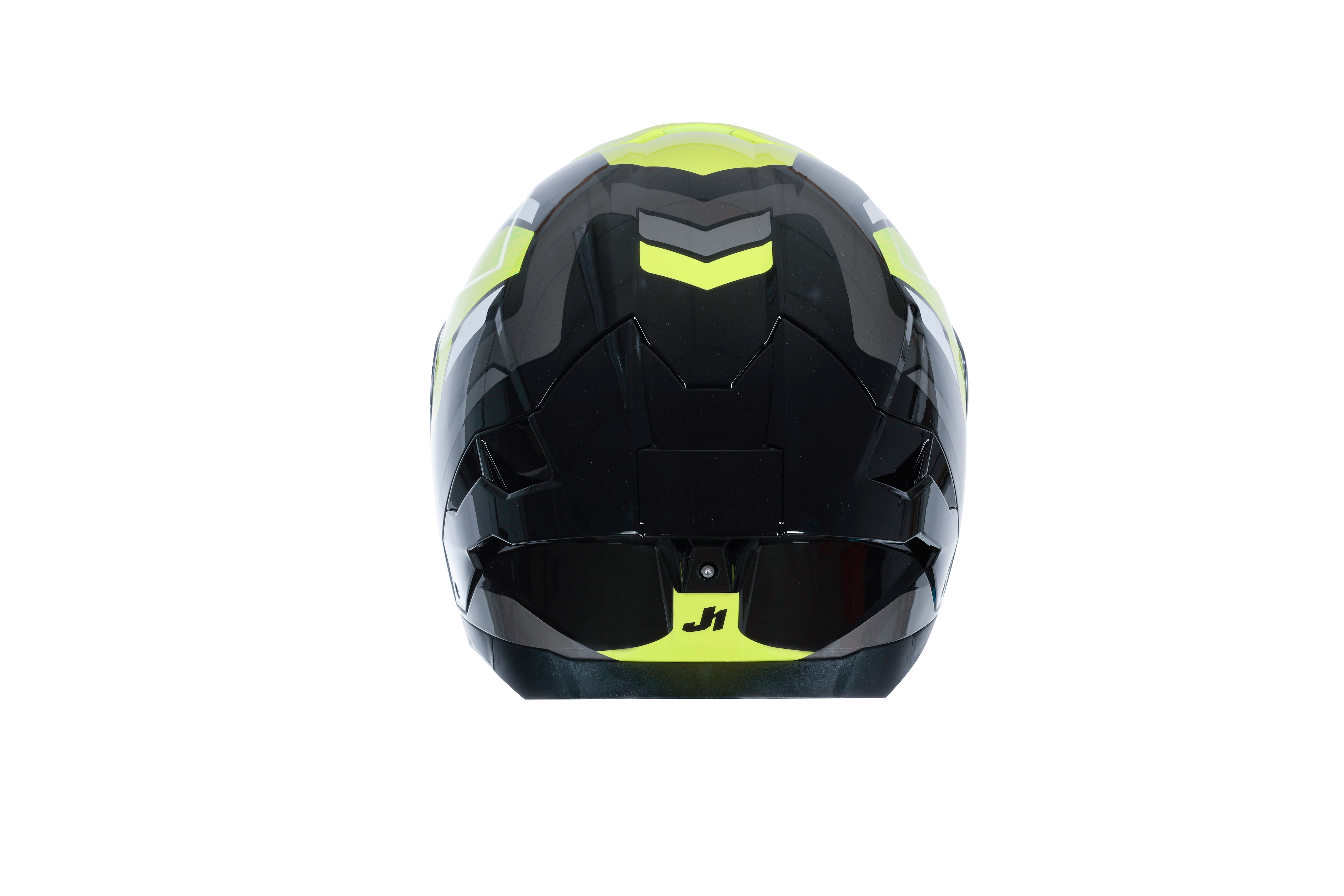 Just1 J-STR Casque Union Néon Jaune / Noir Brillant 6030390191001 